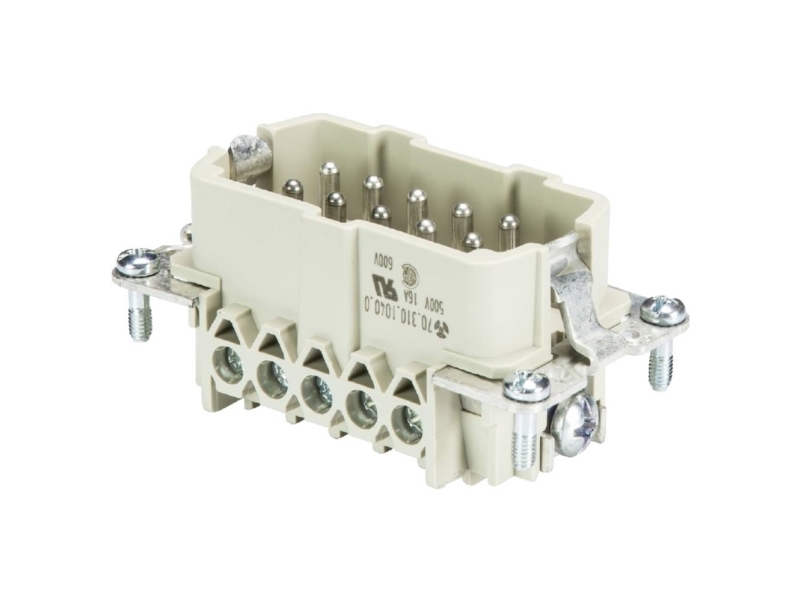 Wieland Electric 70.312.1040.0 Stikindsats Samlet poltal 10 10 stk