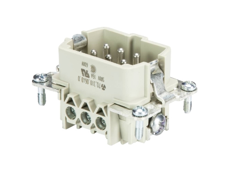 Wieland Electric 70.310.0602.0 Stikindsats Samlet Poltal 6 10 Stk