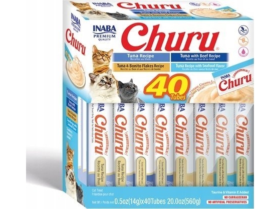 Inaba Foods Inaba Cat Churu Varieties Thunfisch - Katzenleckerli 40X14 G
