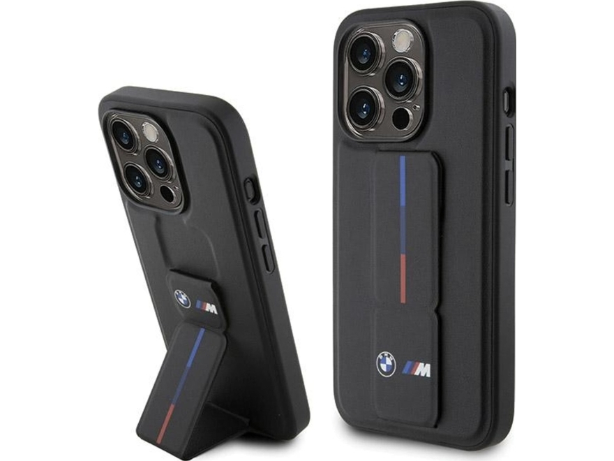 Dėklas Bmw Grip Hot Stamp Case For Iphone 15 Pro Max - Juodas