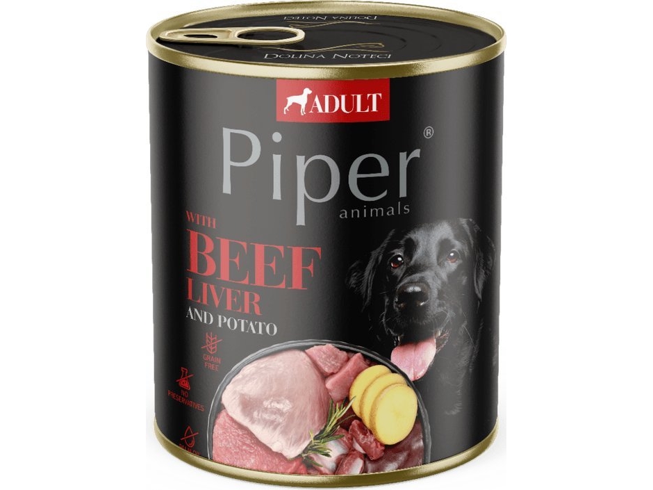 Dolina Noteci DOLINA NOTECI Piper för hundar med nötlever och potatis 800g | Sällskapsdjur - Hund - Hundmat | GameStuff