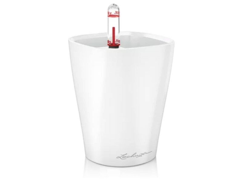 Lechuza Mini Deltini Potteplante Fritstående Polypropylen Hvid Indendørs Splintfri Resistent