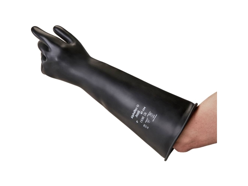 Handske Emperor 43 cm Str L Latex Sort,12 par/pk | Kläder & Säkerhet - Handskar - Rengöringshandskar | GameStuff
