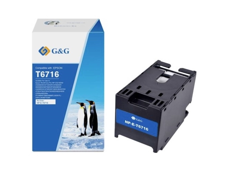 G&G Resttinten-Behälter Kompatibel Color Rtb-E-T6716 (Rtb-E-T6716)