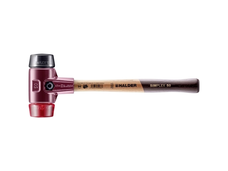 Halder SIMPLEX 3026.050 Gummihammer Ergonomisk greb, hård, Middelhård 1130 g 370 mm 1 stk