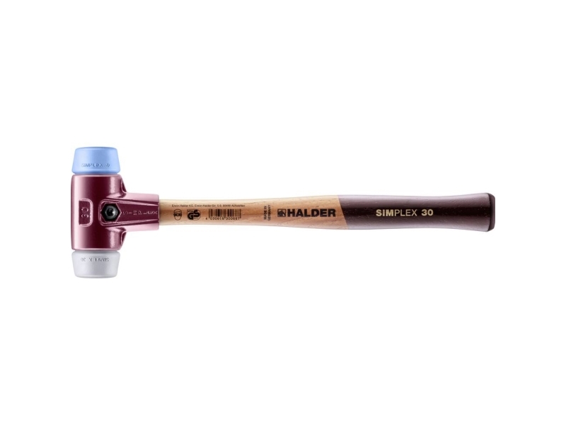Halder Simplex 3013.030 Gummihammer Ergonomisk Greb, Middelhård, Blød 340 G 295 Mm 1 Stk