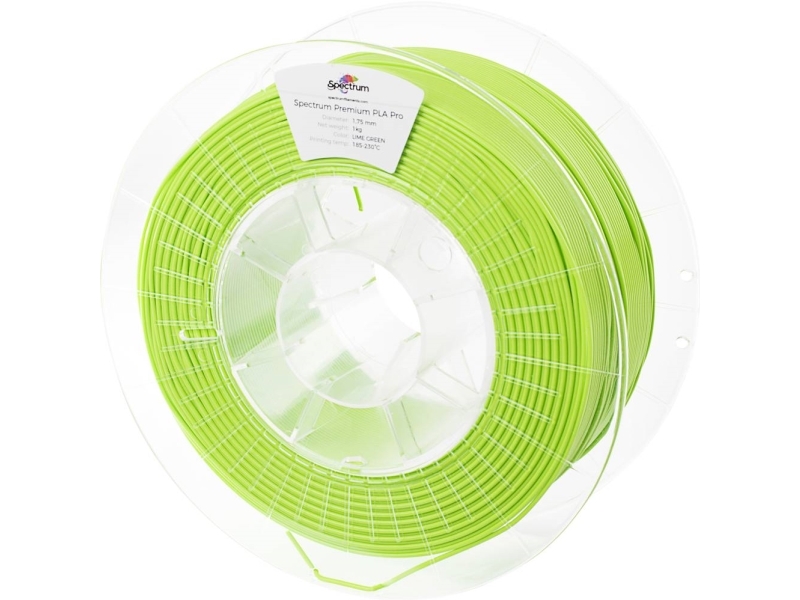 Spectrum Filaments 80104 Pla Pro Filament Pla Pro Slagfast 1.75 Mm 1000 G Lime Green, Grøn 1 Stk