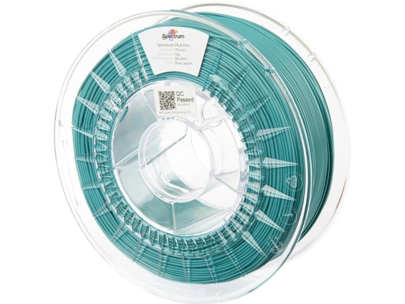 Spectrum Filaments 80137 Pla Pro Filament Pla Pro Slagfast 1.75 Mm 1000 G Blue Lagoon, Blå 1 Stk