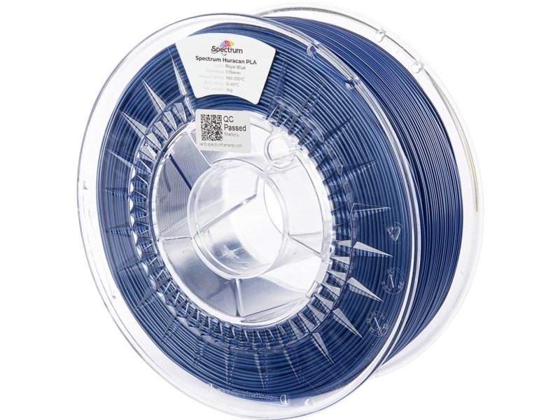 Spectrum Filaments 80928 Huracan Pla Royal Blue Filament Pla-Plast Highspeed Filament 1.75 Mm 1000 G Royal Blå 1 Stk