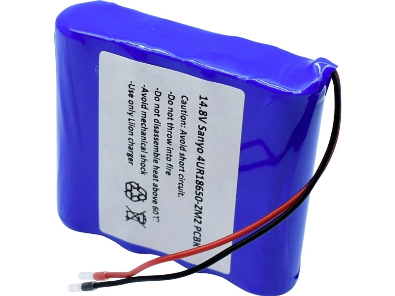 Sanyo 4/UR18650-ZM2 PCBK Special-batteri 18650 Kabel Litium 14.8 V 2420 mAh 1 stk | EL Artiklar - Batteri - Övriga batterier | GameStuff