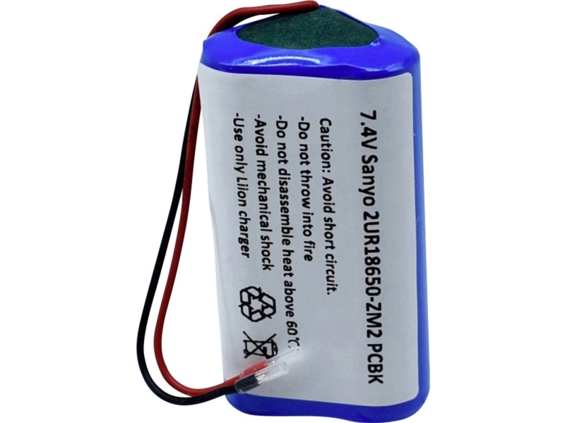 Sanyo 2/UR18650-ZM2 PCBK Special-batteri 18650 Kabel Litium 7.4 V 2420 mAh 1 stk | EL Artiklar - Batteri - Övriga batterier | GameStuff