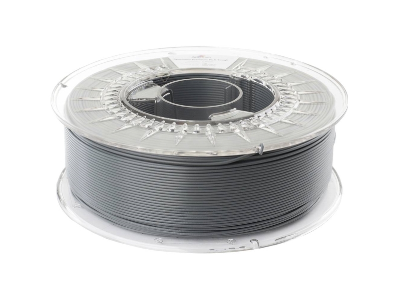 Spectrum Filaments 80196 Pla Tough Filament Tough Pla Slagfast 1.75 Mm 1000 G Dark-Grey, Mørkegrå , Grå 1 Stk