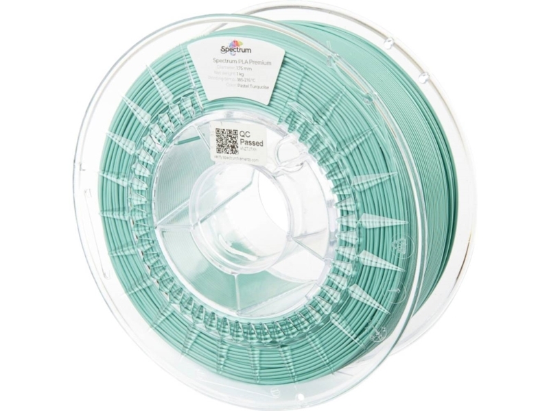 Spectrum 3D filamentti / PLA Premium / 1.75mm / turkoosi pastelli / turkis pastelli / 1kg