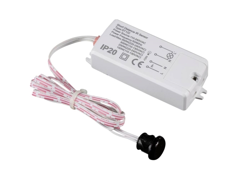 V-TAC 5084 rörelsesensor vit IP20 | EL Artiklar - Rörelsesensor & skymningsrelä - Sensor | GameStuff