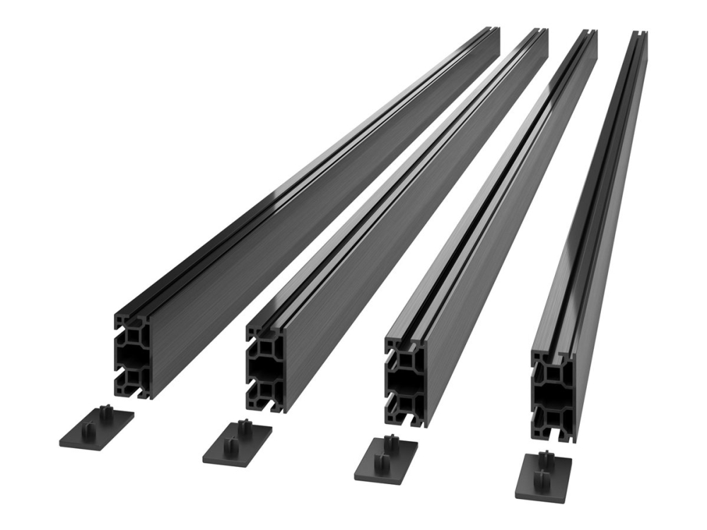 APC NetShelter - Profilram med ändlock - 2536 mm - takmonterad, rackmonterad - svart (förpackning om 4) | Datorer & Surfplattor - Rackkabinetter - Tillbehör | GameStuff