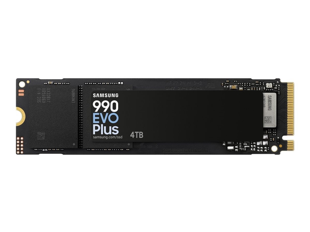 Samsung 990 EVO Plus MZ-V9S2T0 - SSD - krypterat - 4 TB - inbyggd - M.2 2280 - PCIe 5.0 x2 (NVMe) - 256 bitars AES - TCG Opal Encryption 2.0 | Datorkomponenter - Hårddisk & Lagring - SSD | GameStuff