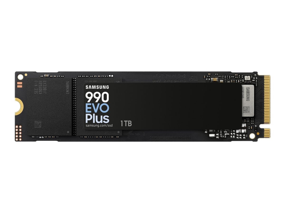 Samsung 990 EVO Plus MZ-V9S1T0 - SSD - krypterat - 1 TB - inbyggd - M.2 2280 - PCIe 5.0 x2 (NVMe) - 256 bitars AES - TCG Opal Encryption 2.0 | Datorkomponenter - Hårddisk & Lagring - SSD | GameStuff