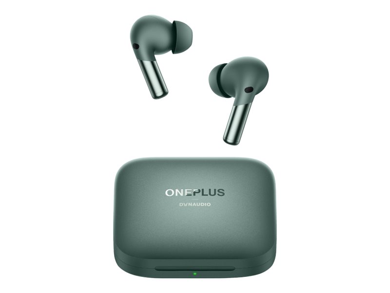 Oneplus Buds Pro 2 - Ægte Trådløse Øretelefoner Med Mik. - I Øret - Bluetooth - Aktiv Støjfjerning - Pergolagrøn