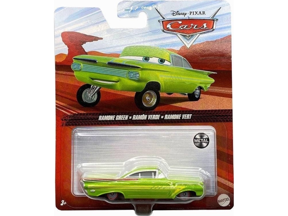Disney Pixar Cars HFB39, Bil, 3 År, Metal, Grøn