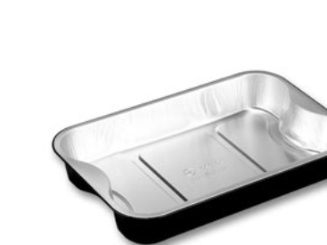 Aluminiumtablett Ready2cook 1920 Ml 293X193x45 Mm Schwarz,4 Ps X 100 Stk/Krt