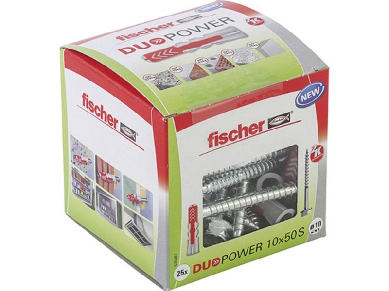 Fischer 535461 Duopower 10X50 S Ld 2-Komponent Rawplug 50 Mm 10 Mm 25 Stk