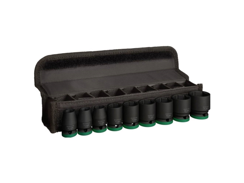 Bosch Pro Impact Steckschlüsseleinsatz-Set 1/2" 9-Teilig Schwarz (2608003038)