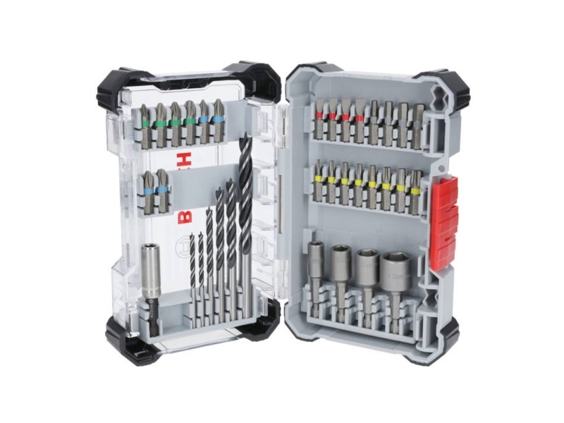 Bosch Extra Hard And Pro Wood Bohrer- Und Bit-Set 35-Teilig (2607017730)