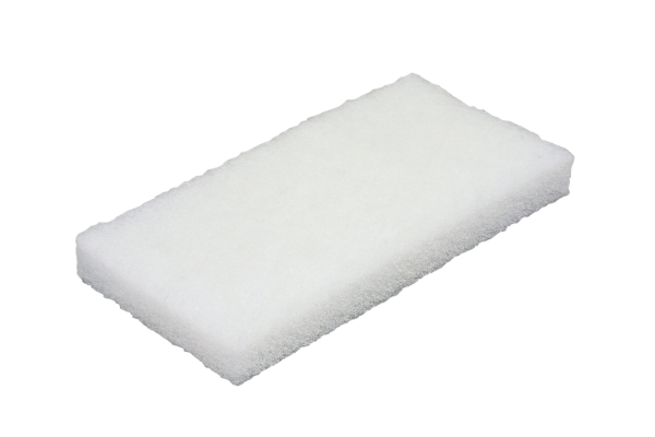 Scheuerschwamm, Vikan, 24,5X11,5X3cm, Weiß, Polyester