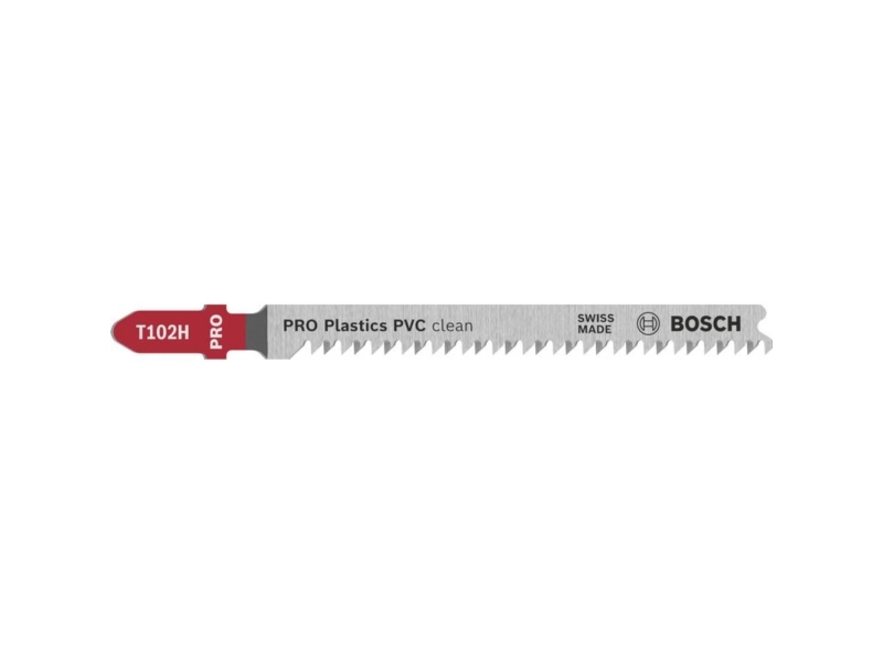 BOSCH stiksavklinge T PRO PLASTICS PVC CLEAN T102H 100 mm (2 stk.)
