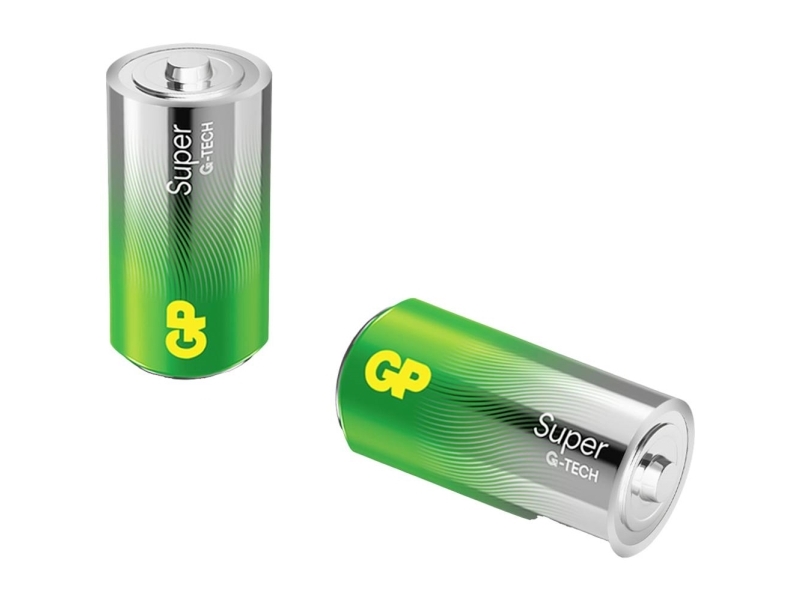 C-batteri R14 GP Super Alkali-mangan 1,5 V 2 stk