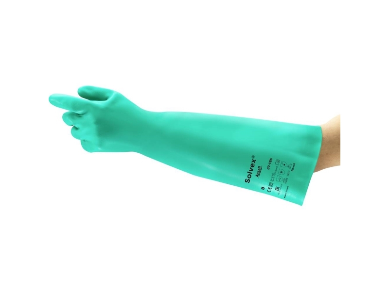 Ansell 37185110 Alphatec Solvex Nitril Chemiekalienhandschuh Größe (Handschuhe): 11 En 21420:2020 1 Paar (37185110)
