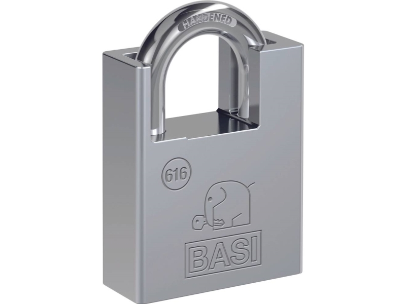 Basi 6160-4000 Vorhängeschloss 40 Mm, Verschiedene Silber-Schlüssel-Schloss