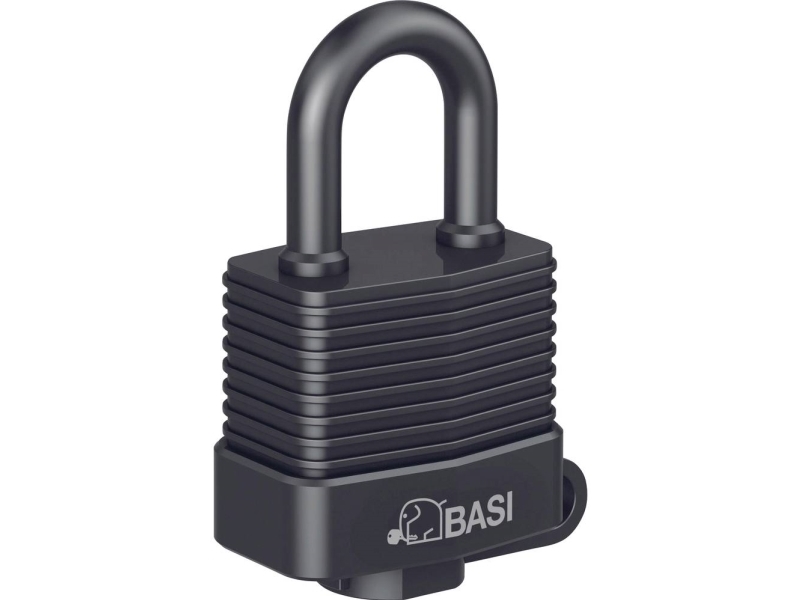 Basi 6150-3000 Hængelås 39 mm Forskellige Sort Nøglelås
