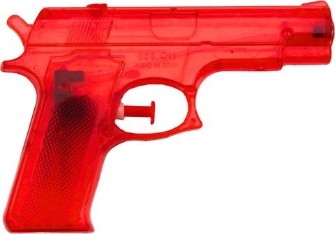 LeanToys vattenpistol Maly i plast röd 15 cm x 10,5 cm | Utomhusleksaker - Glasögon & Dykmaske - Vattenpistoler | GameStuff