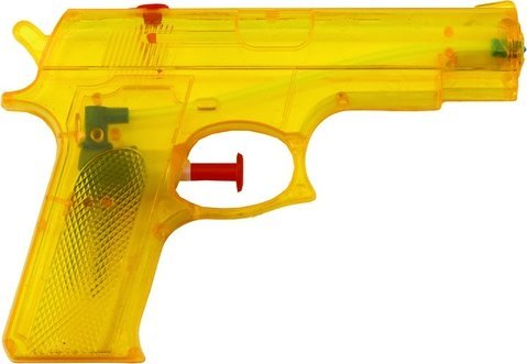 LeanToys vandpistol lille plastikgul 15 cm x 10,5 cm LEAN TOYS
