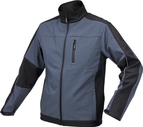 Yato Softshell Jacket Black-C. Gray Size Xxl