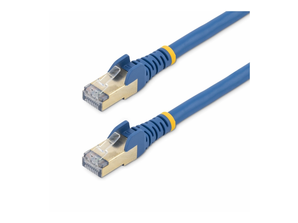 Startech.Com 7.5M Cat6a Ethernet Cable, 10 Gigabit Shielded Snagless Rj45 100W Poe Patch Cord, Cat 6A 10Gbe Stp Network Cable W/Strain Relief, Blue,