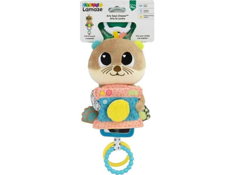 Lamaze Arty Says Cheese Clip & Go sanselegetøj - Fra 0 mdr.