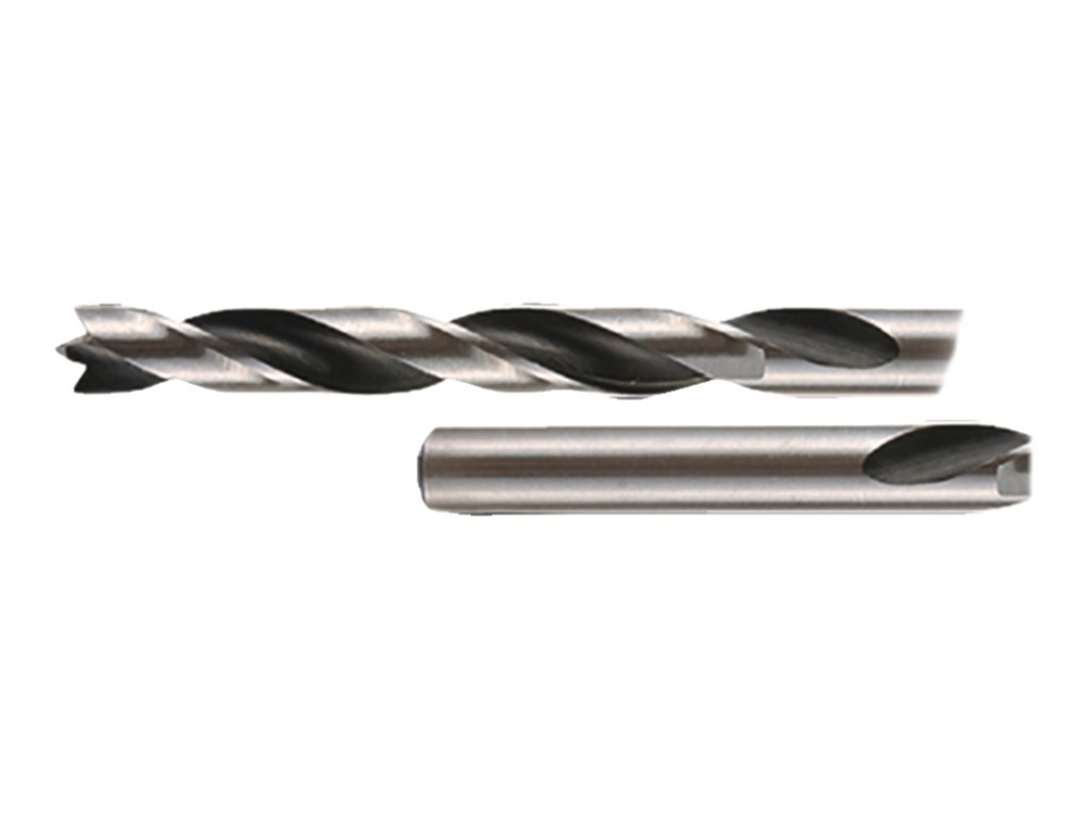 Makita - Borebit - For Træ, Krydsfiner, Blødtræ, Hardwood, Fineret Træ - Stiftpunktbit - 4 Mm - Cylindrisk - Længde: 75 Mm - For Makita Dhp482rtj
