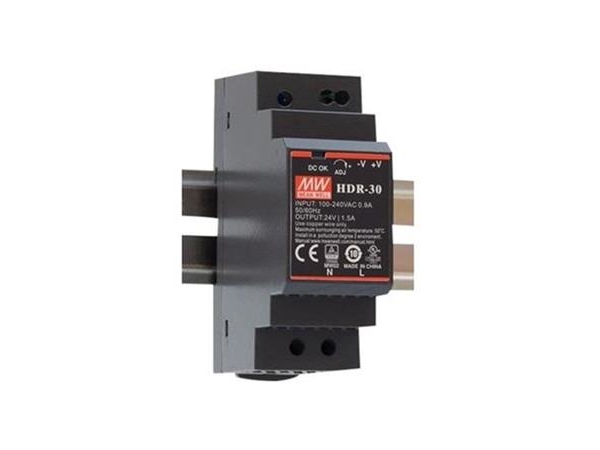 Strømforsyning, 1 faset, ind: 85-264V AC, ud: 24V DC, 1,5 A, 30 W | Annan EL - Övriga artiklar | GameStuff