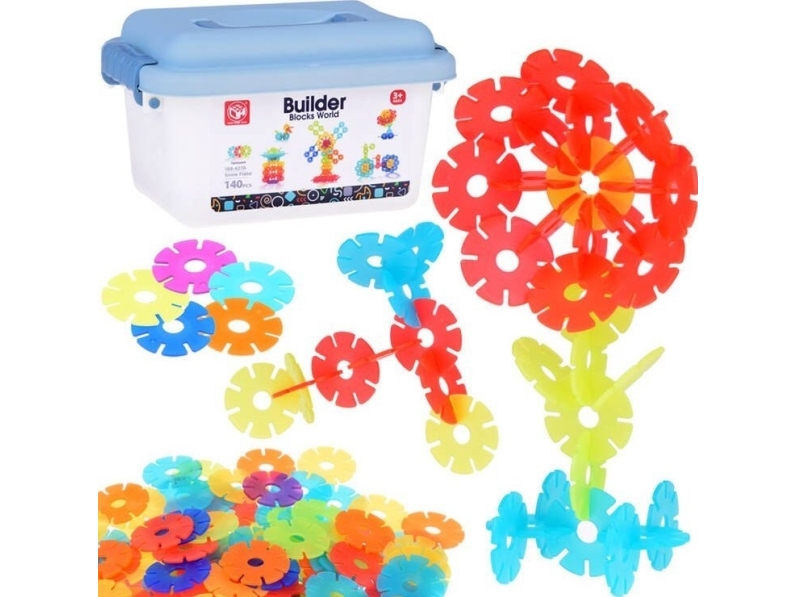 Jokomisiada farverige 3D-byggeklodser 140 stykker til børn ZA5311