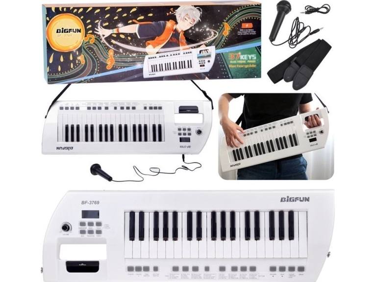 Elektriskt piano-leksak + mikrofon IN0173 | Leksaker - För dom minsta - Musik | GameStuff