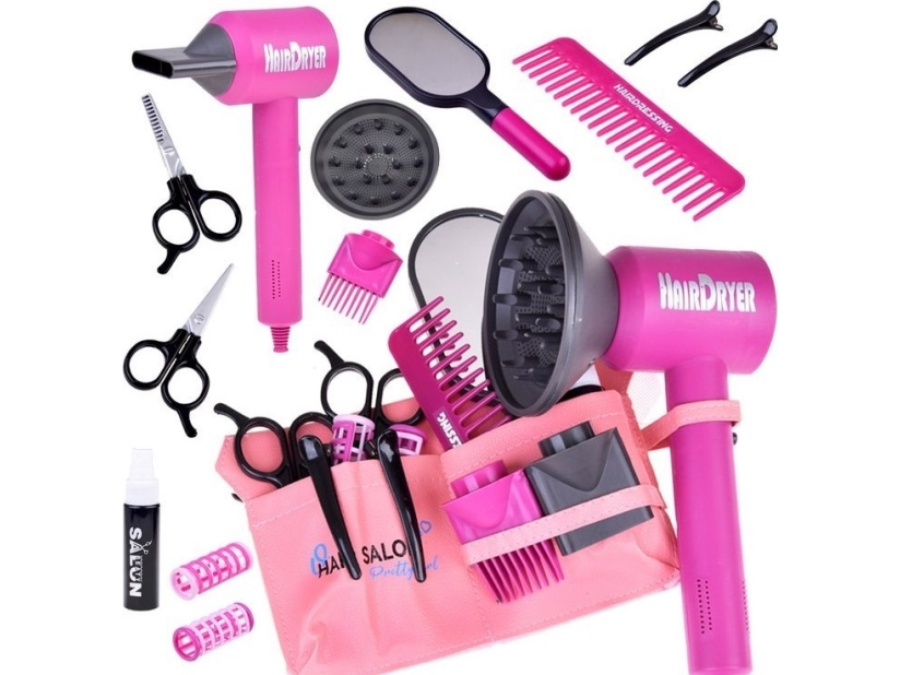 Jokomisiada sæt med små frisør-sæt, frisørtilbehør ZA5186