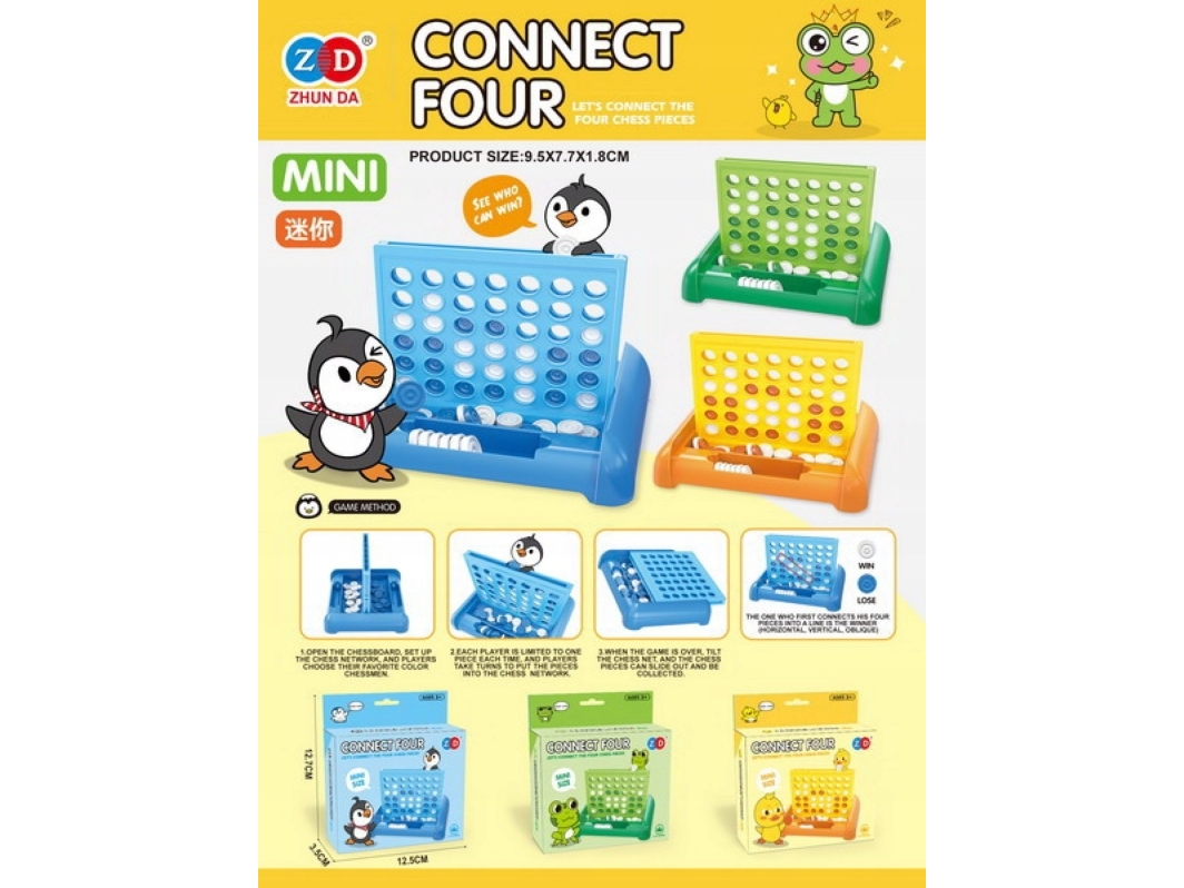 1PUNKT 4 in a Row Penguin arkadspel | Leksaker - Spel - Arkadspel | GameStuff