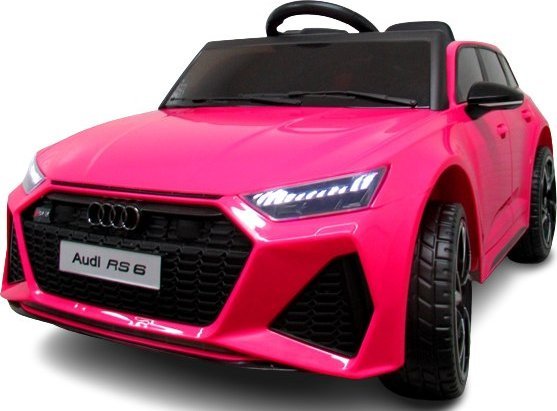 Audi Audi Rs6 Gt Pink Batteridrevet Bil Eva Skinnfjernkontroll