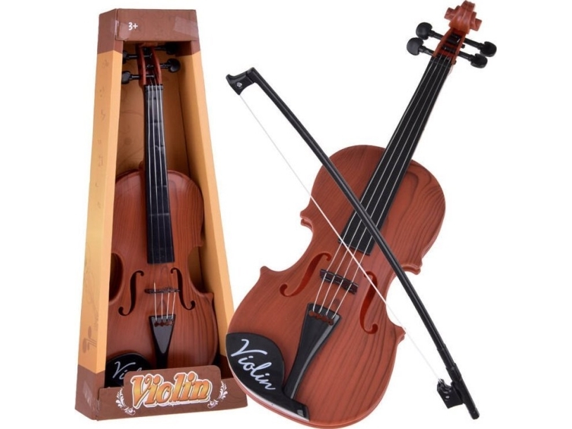 Yokomisiada Plastikviolin med bue børnelegetøj 42 cm IN0174 CI