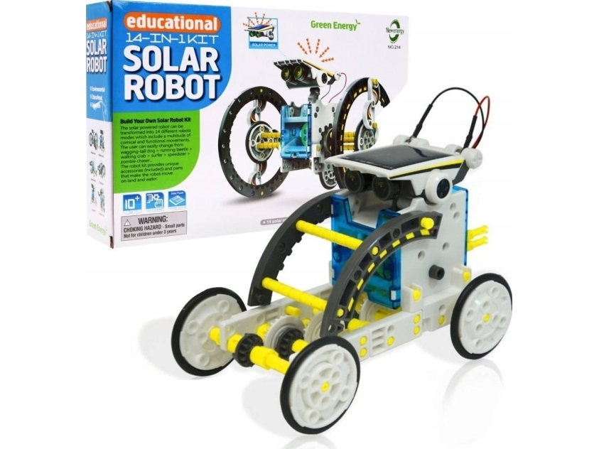 Gnome Solcellsbilar 14in1 | Leksaker - Vetenskap & Upptäckt - Grön energi | GameStuff