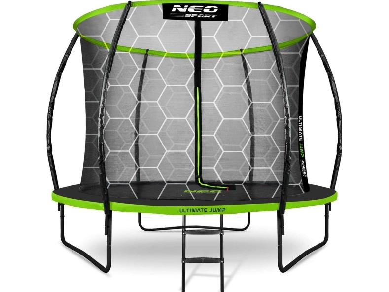 Neo-Sport NS-08C221 trädgårdstrampolin med innernät 8 FT 252 cm | Utomhusleksaker - Studsmattor & Hoppborg - Studsmattor | GameStuff