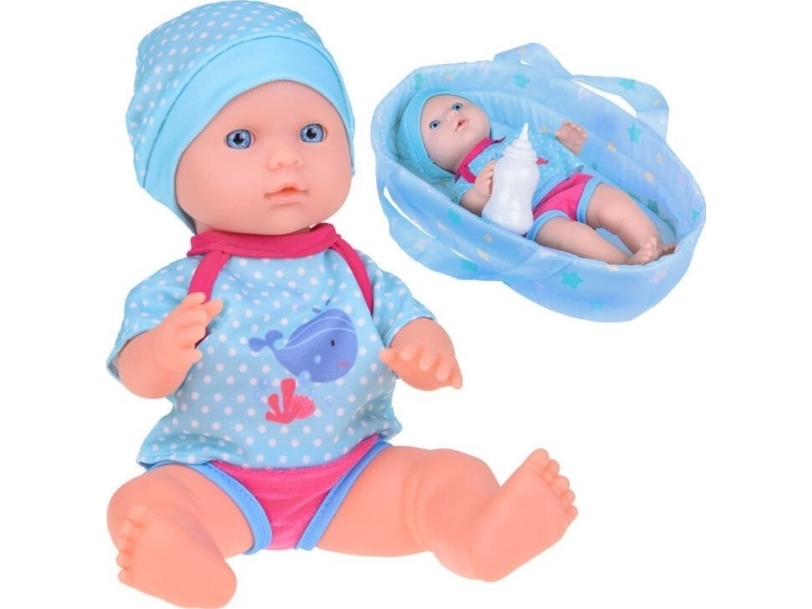 Yokomisiada-dukke i bærestol Dukke drikker og tisser ZA5153