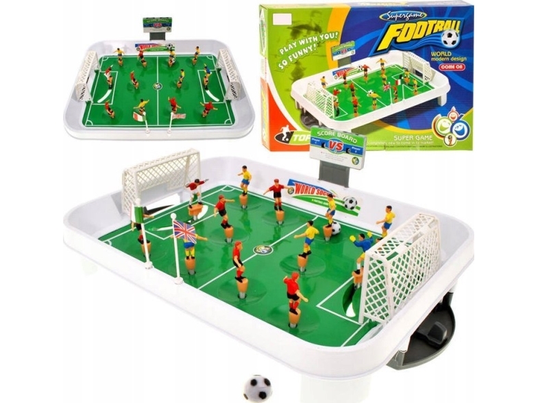 Mekanisk fodboldbord (pinks) Jokomisiada PILKARZYKI gra MECZ sprezynki FOOTBALL GR0222